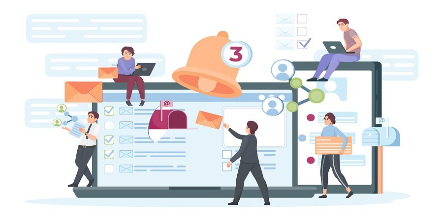 Flat concept of email marketing with people sending advertising messages reaching target audience vector illustration SSUCv3H4sIAAAAAAACA3VRTWvDMAz9K0LnsG7slns3GAzKtlvZQbW1xNSxg6WkKyX/fXI/oJfdpKfnp6fnE+5IgsP2hCHGSbSQhpywfWqQfdBcAkVsH5cGRUknYTGudY6UO5ue+5vI9lRxbPGLXZ9yzN0R7eG0M+g9iOMYKXGeBJfmRt1wHiP/R/tukDpO7li32trCkelsYmuj/UG5DFdHc/CcLyVNPtQS5+wo2vy5Orbr8lDRrtDYB1fCzKX2nsVZgS+RFFxOjkeF/AM8UIgwUNmzhtTBIWgP49kvCCdfMfImokFqPbCIuRUoTK6viFLpWKH6sSMYZnYWKdxH/QBry5l2prnefAIlDx+mzcZK8LZ5hZ9cBkuqQf2teWFzDe6iJaur4YniSu9jz3v7xWVZ/gD6P08b4wEAAA==